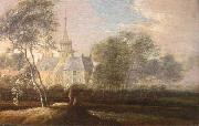 unknow artist Castle Westerbeek at the westside of the city of The Hague France oil painting artist
